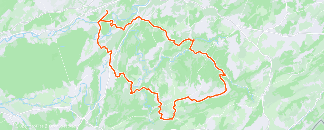 Карта физической активности (Sortie vélo le matin)