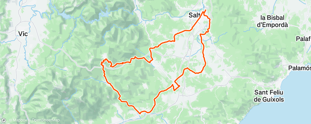 Map of the activity, Morning Ride