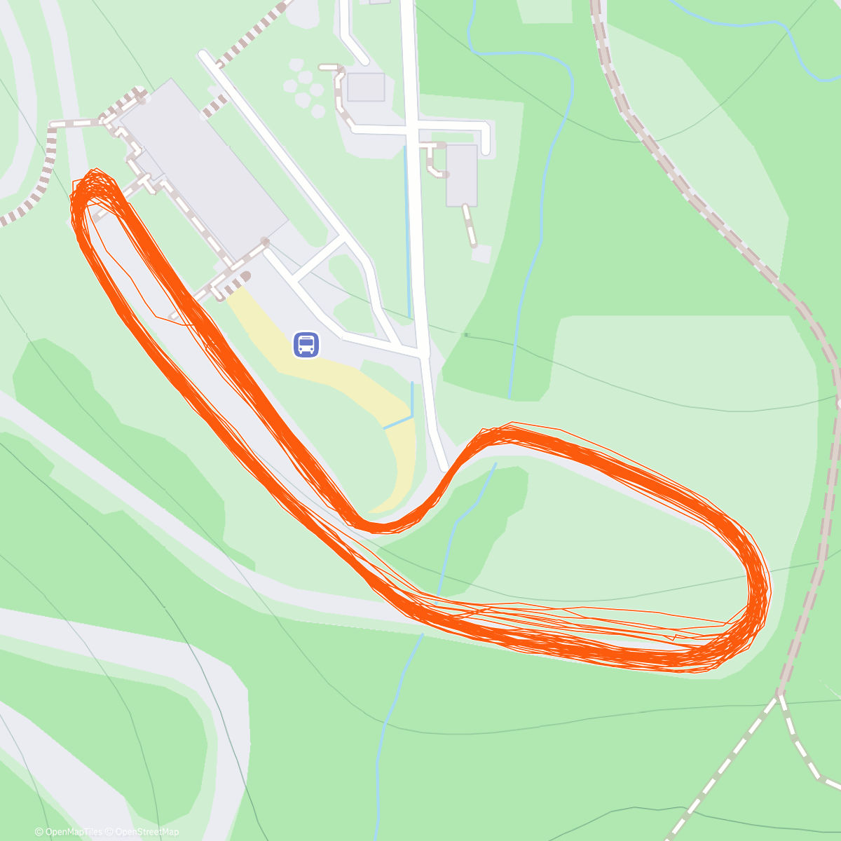 Карта физической активности (Afternoon Nordic Ski)