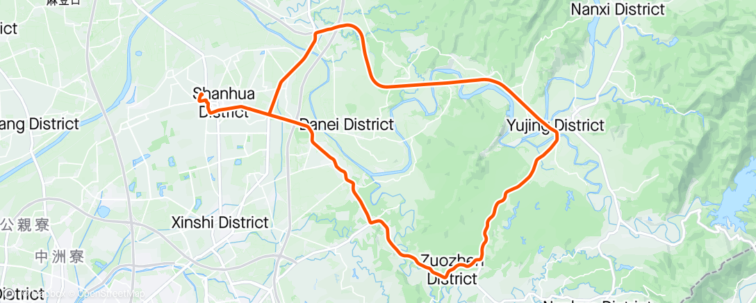 Map of the activity, 環玉井善化