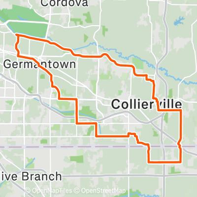 R2R Sunday Miss Route 43 miles | 43.0 mi Cycling Route on Strava