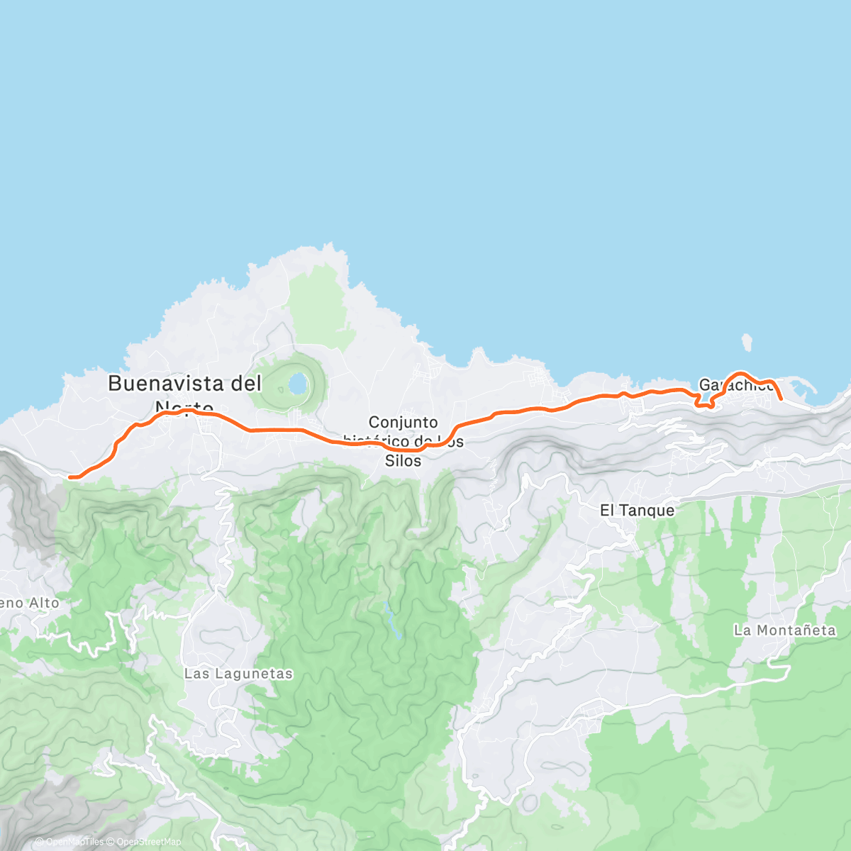 Map of the activity, ROUVY - Buenavista del Norte | Tenerife