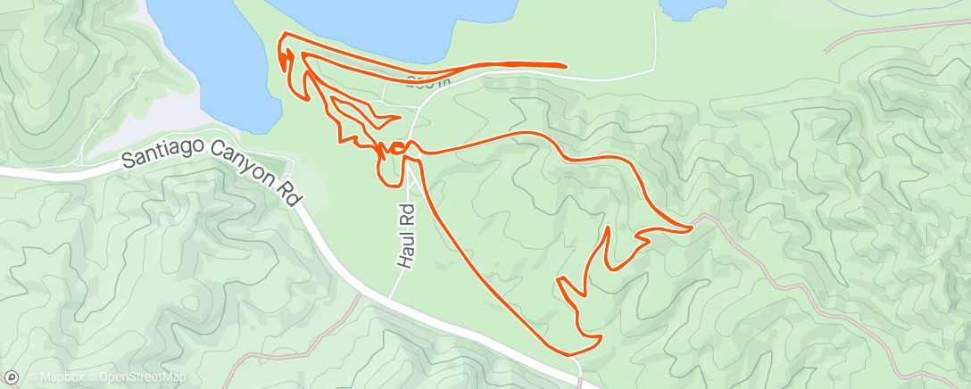 Map of the activity, Over the Hump 2nd place Super Sport Masters