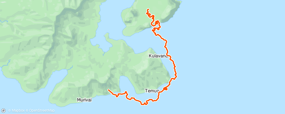 Map of the activity, Zwift - Canopies and Coastlines