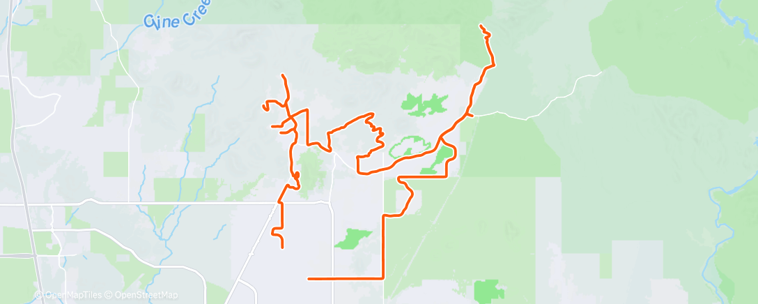 Mapa de la actividad (Cycling)
