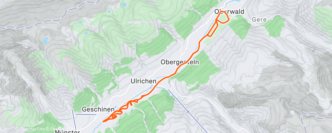 Карта физической активности (Lunch Nordic Ski)