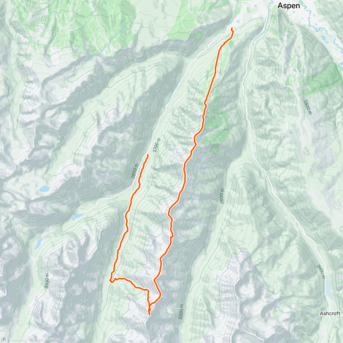 Map of the activity, Thundah hunters