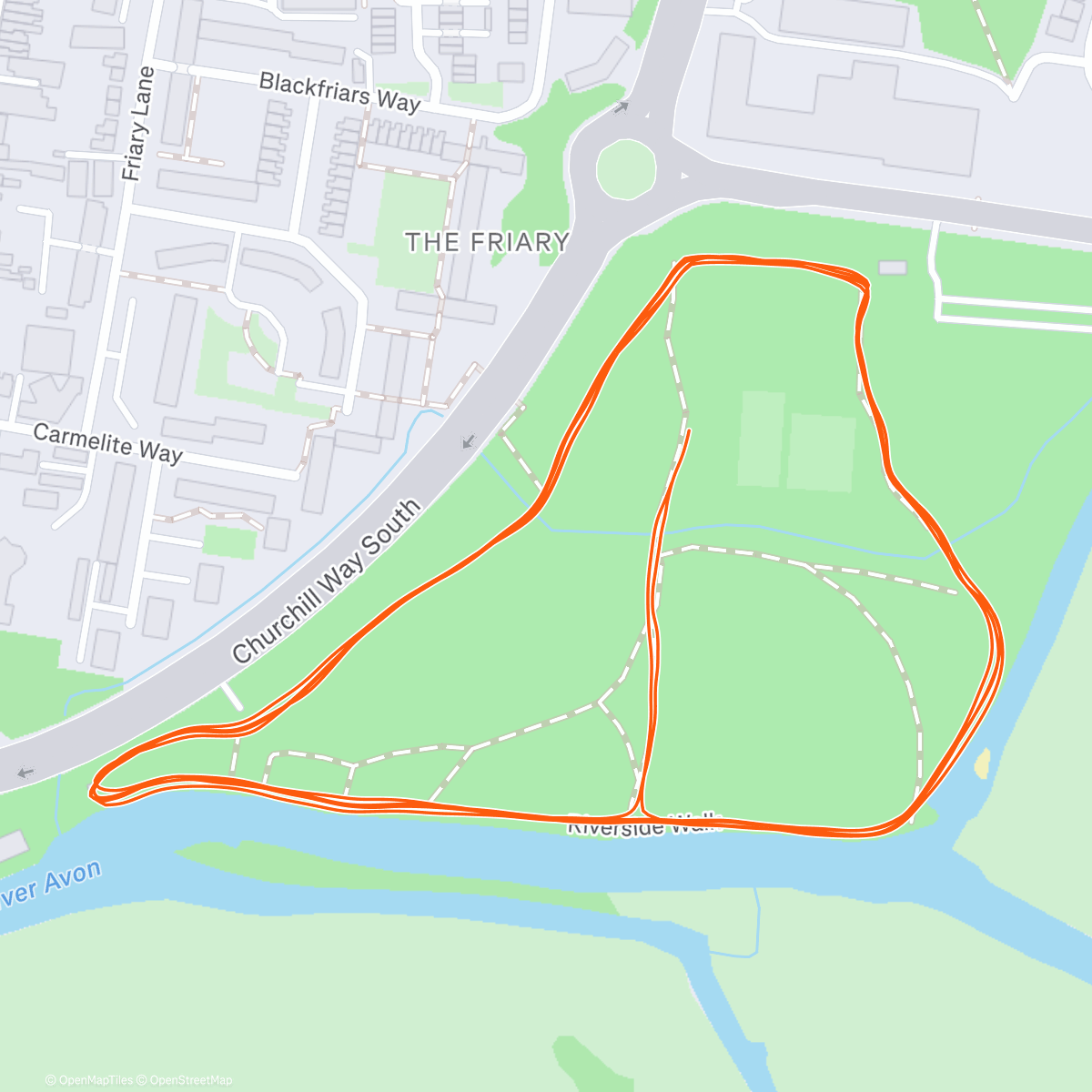 Map of the activity, First Parkie