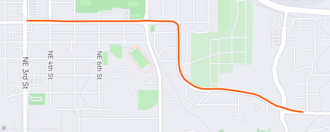 Map of the activity, Afternoon Ride