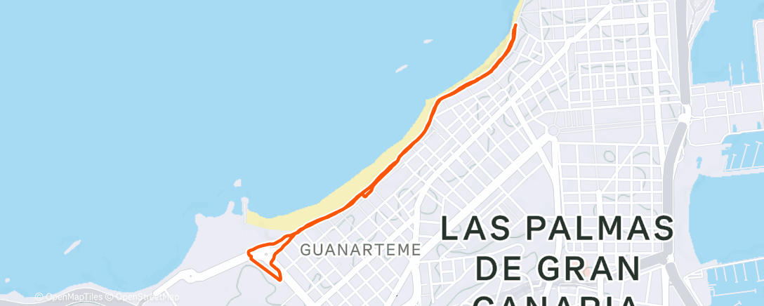 Map of the activity, Lunch Walk