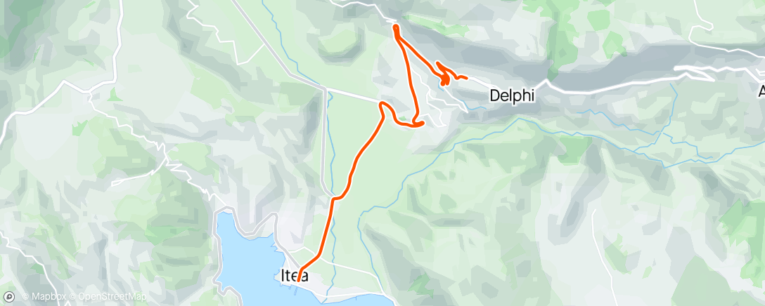 Map of the activity, Σπύρος Ντόκος Time Trial Recovery