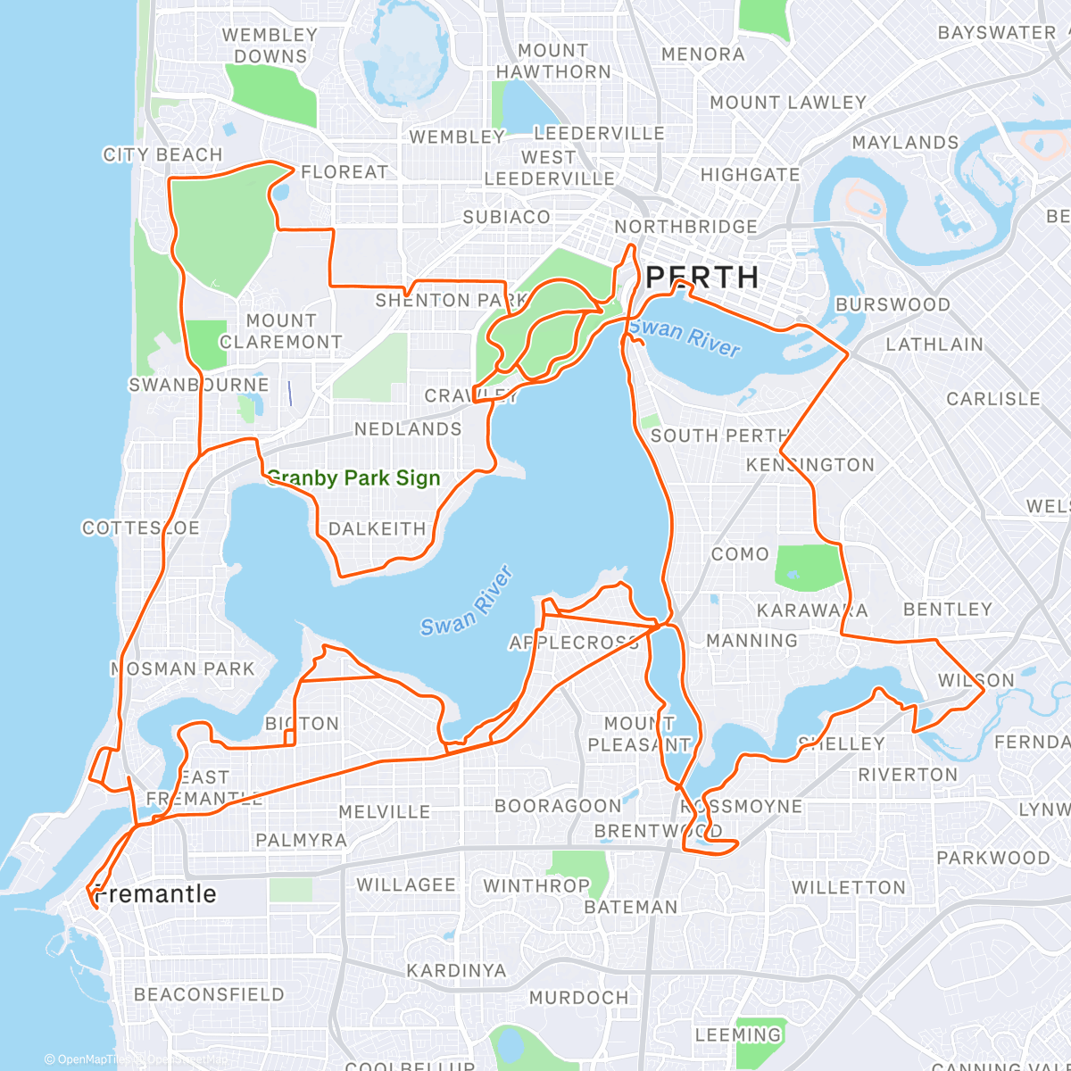 Map of the activity, BDP2K25