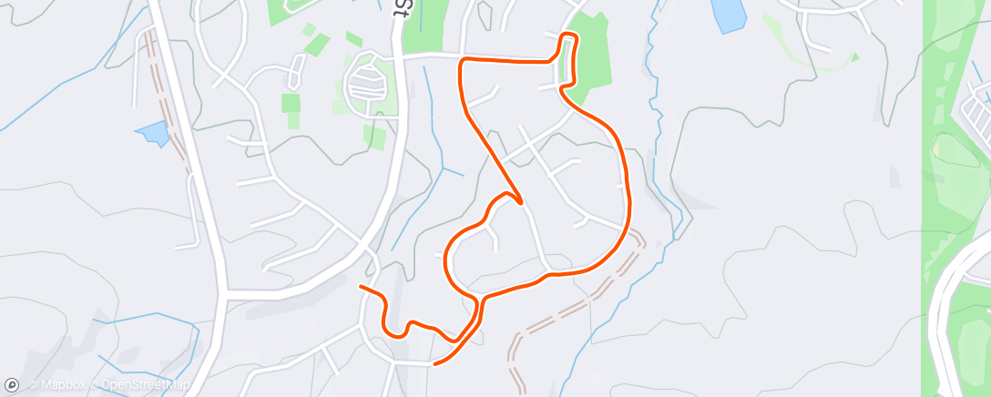 Mapa da atividade, Afternoon Run