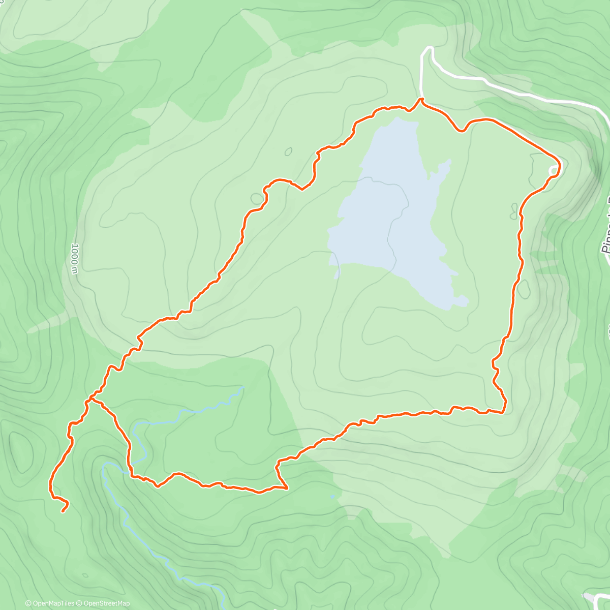 Карта физической активности (Proper mountain k’s with the Bushranger)