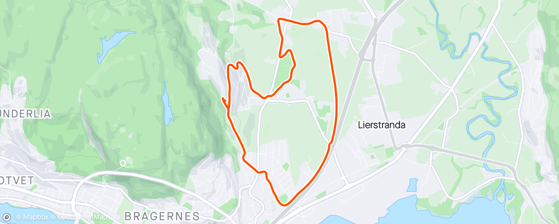 Map of the activity, Rolig runde