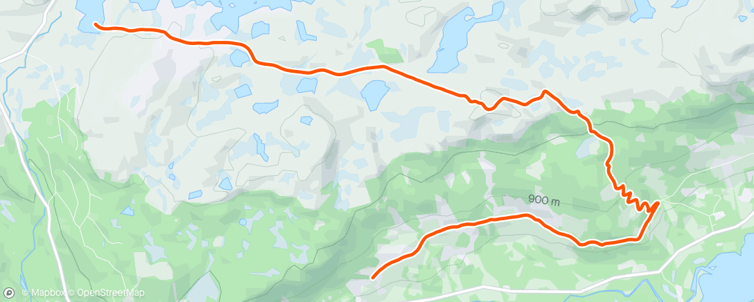Mapa da atividade, Afternoon Nordic Ski
