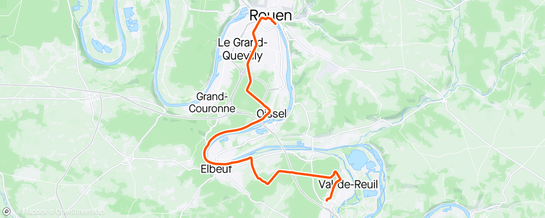 Map of the activity, Vélotaf gravel 🍃