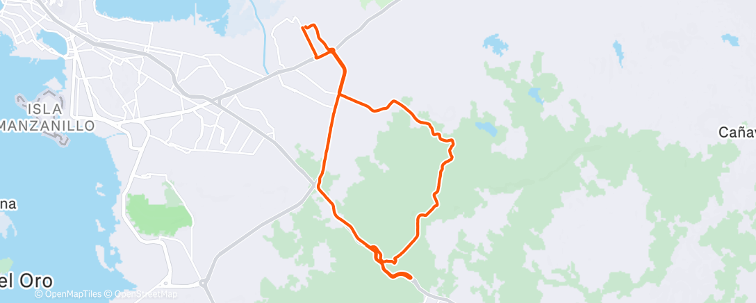 Карта физической активности (Bicicleta al anochecer)