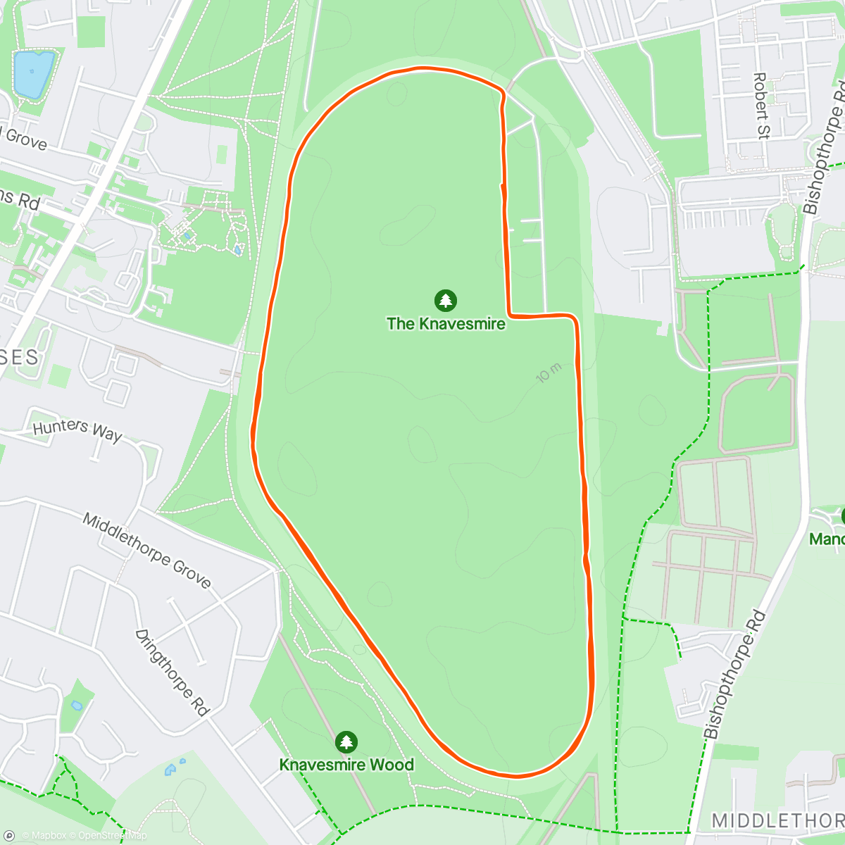 Map of the activity, Park Run 🏃‍♂️  with milo 🐕  and Martha 🧘‍♂️