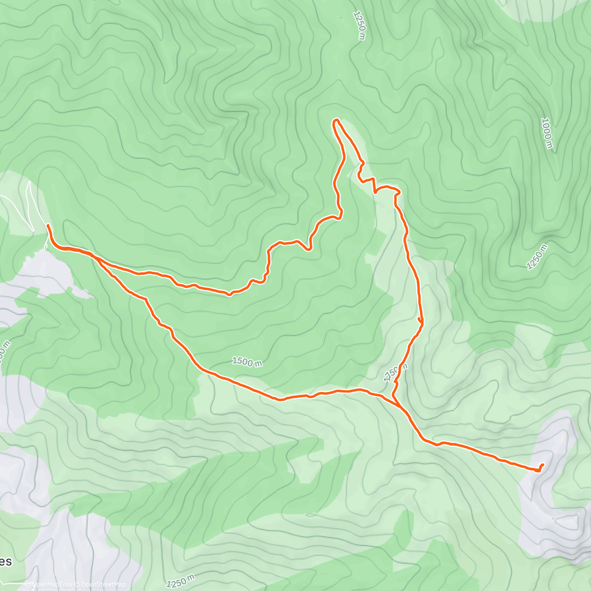 Карта физической активности (Aventure au Fourcat 😆)