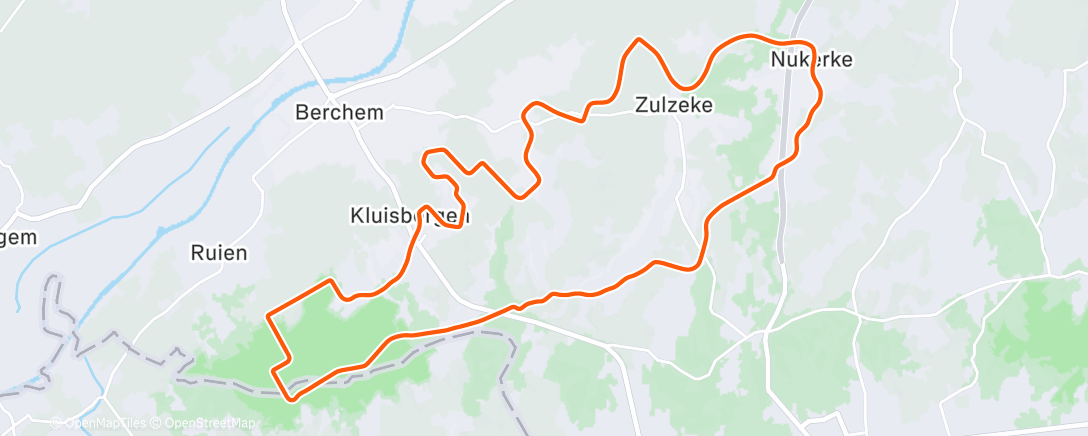 Map of the activity, MyWhoosh - Easy Endurance