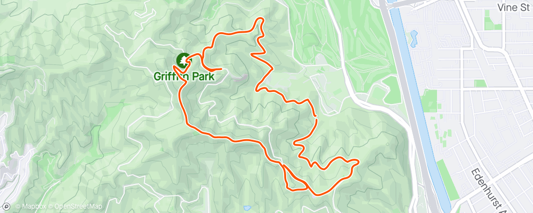 Map of the activity, 2024 Camp Strava | Day 1 Trail Run
