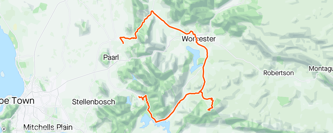 Map of the activity, Point to point 3 passes