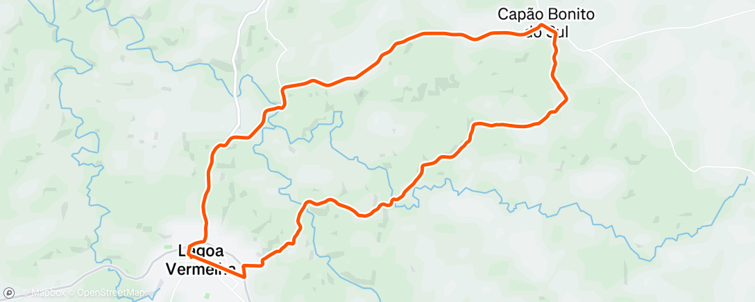 Map of the activity, Giro Capão Bonito do Sul-RS