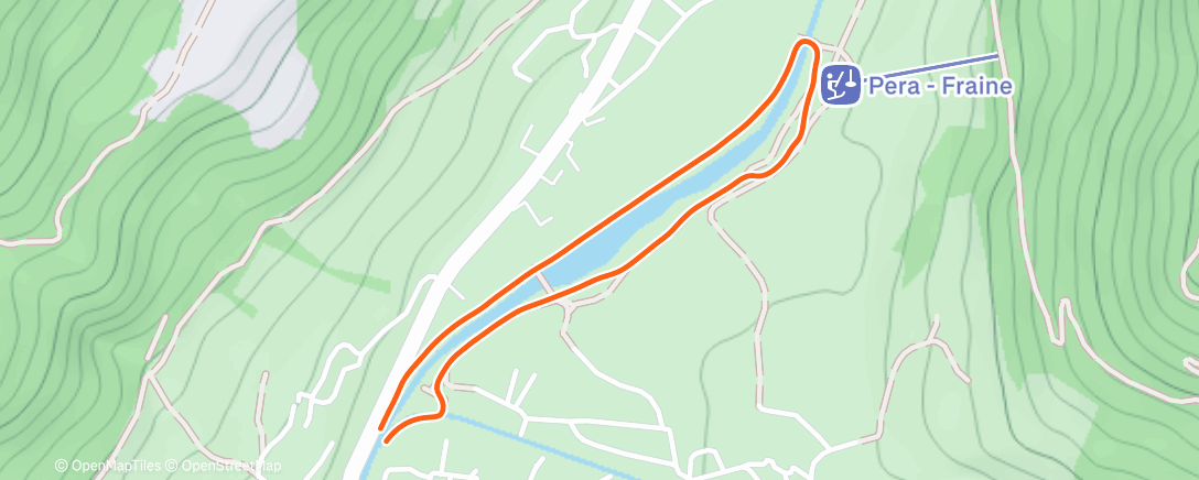 Mapa de la actividad (Marche dans l'après-midi)