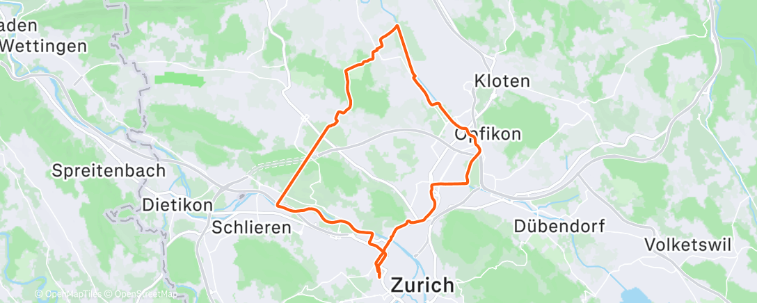 Map of the activity, Nachtgräbble