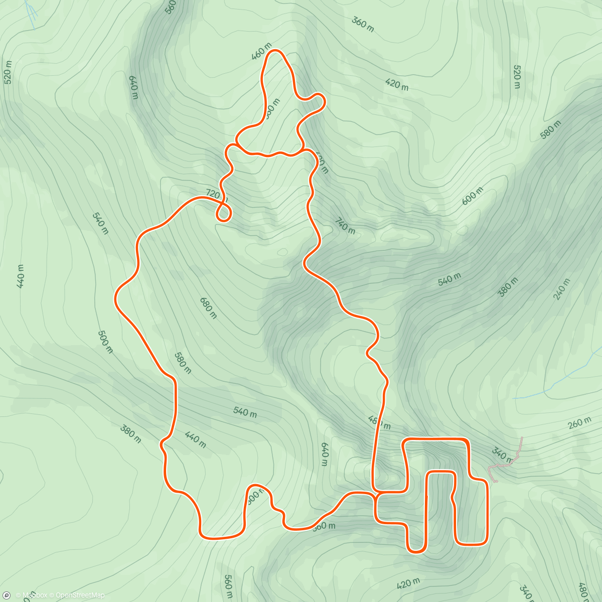 Map of the activity, Biggus Diccus