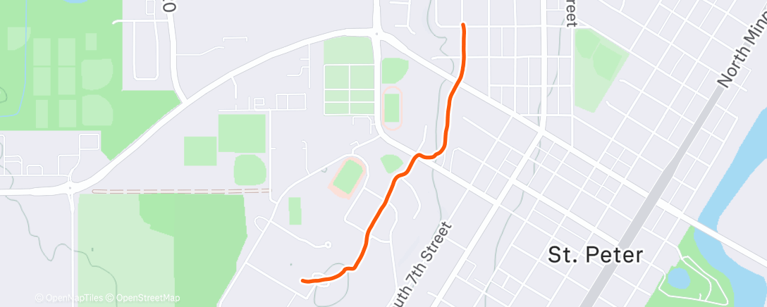 Map of the activity, Afternoon Mountain Bike Ride