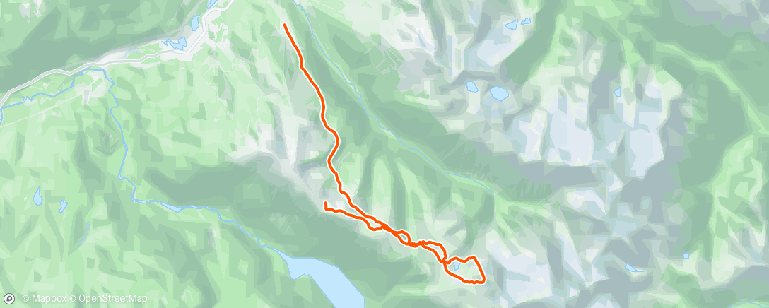 Mapa de la actividad (Afternoon Backcountry Ski)
