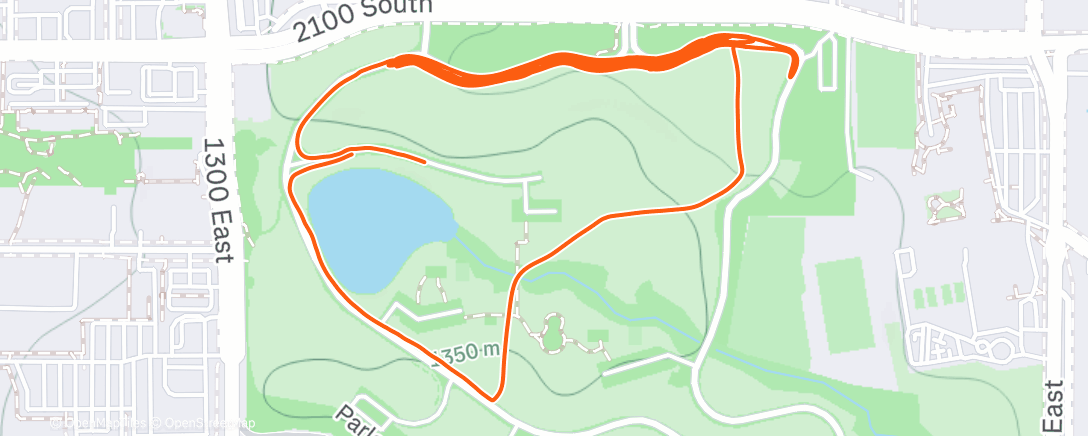 Map of the activity, girls on the run 5k!