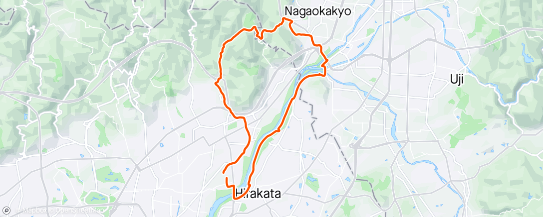 Map of the activity, 朝のライド
