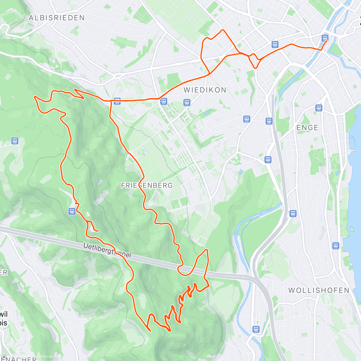 Map of the activity, 3 course menu