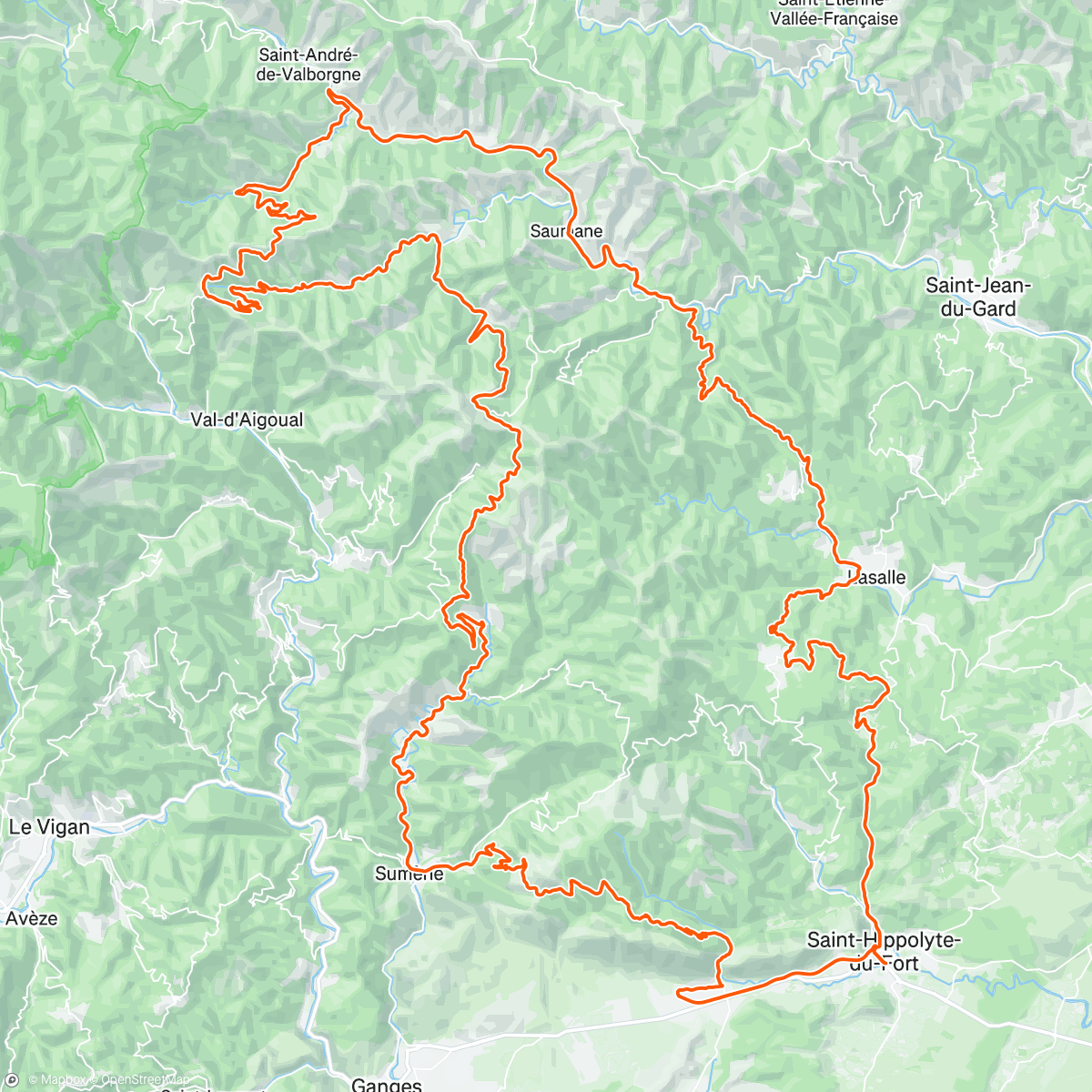 Map of the activity, 🔆 Saint-Hippoglycémie en Cévennes… sans hypoglycémie 😁