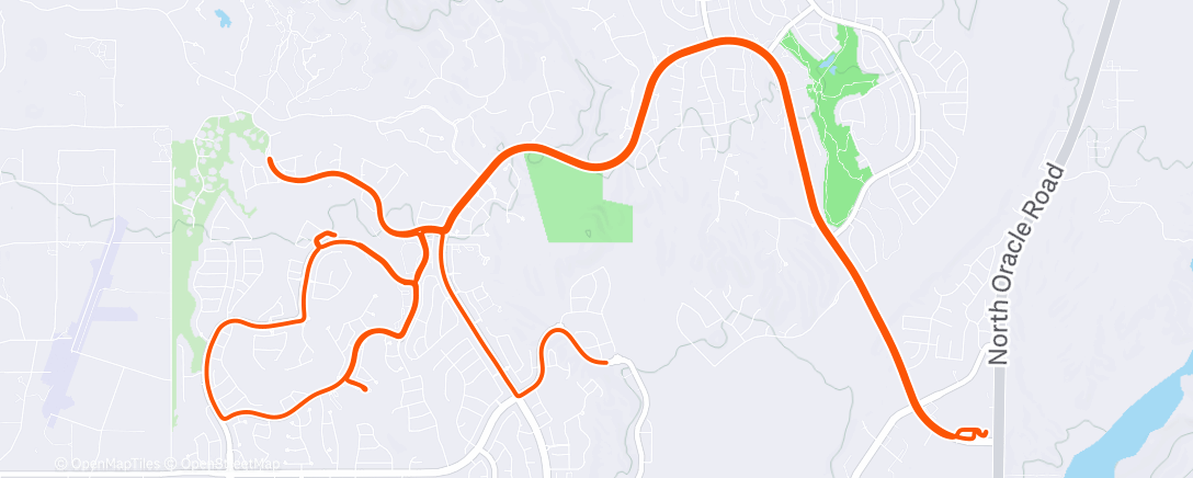 Mapa de la actividad (Afternoon Ride)
