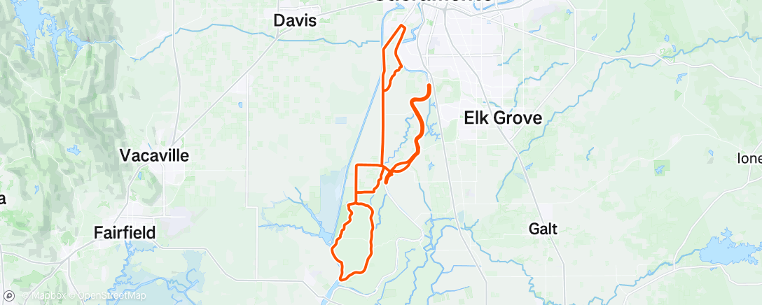 Map of the activity, Delta Flats