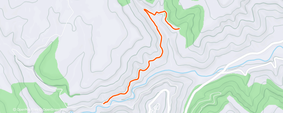 Map of the activity, Carrera a la hora del almuerzo