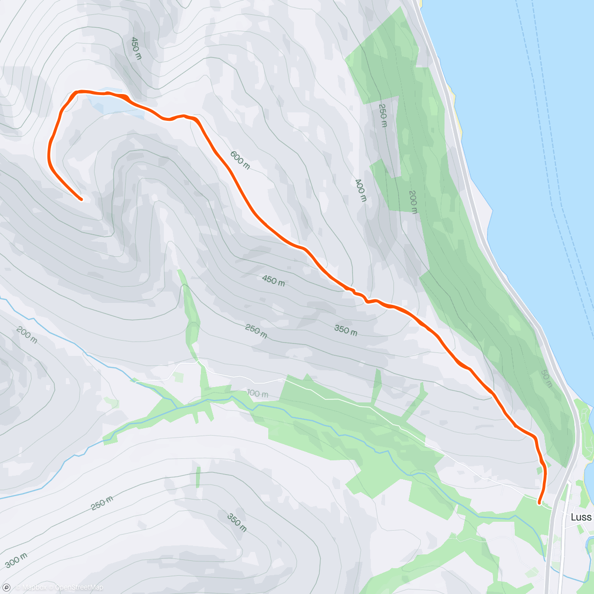 Map of the activity, 027e: Beinn Dubh horseshoe