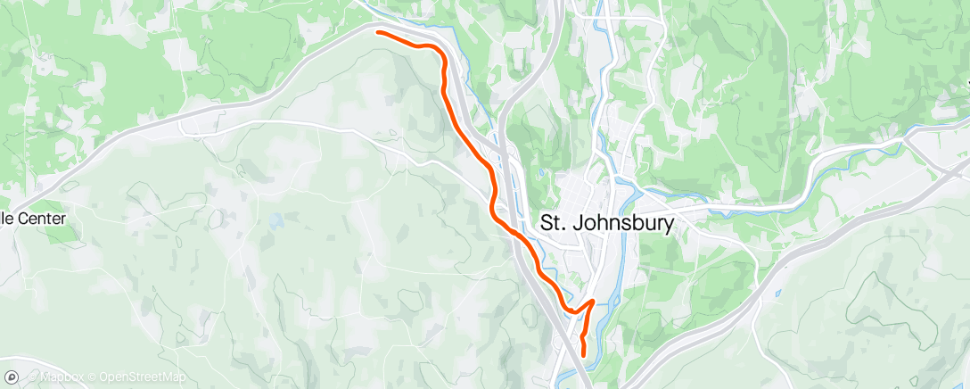 Map of the activity, Some downhill sub 5s