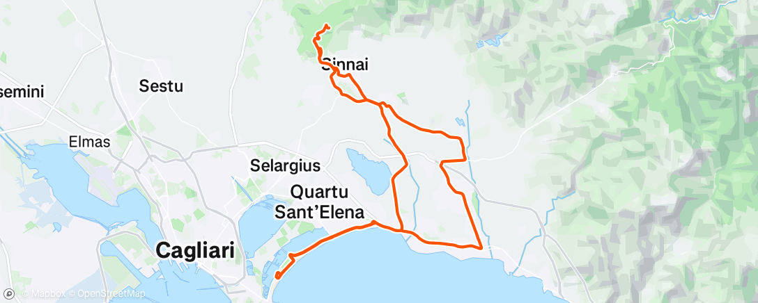 Map of the activity, Morning Ride