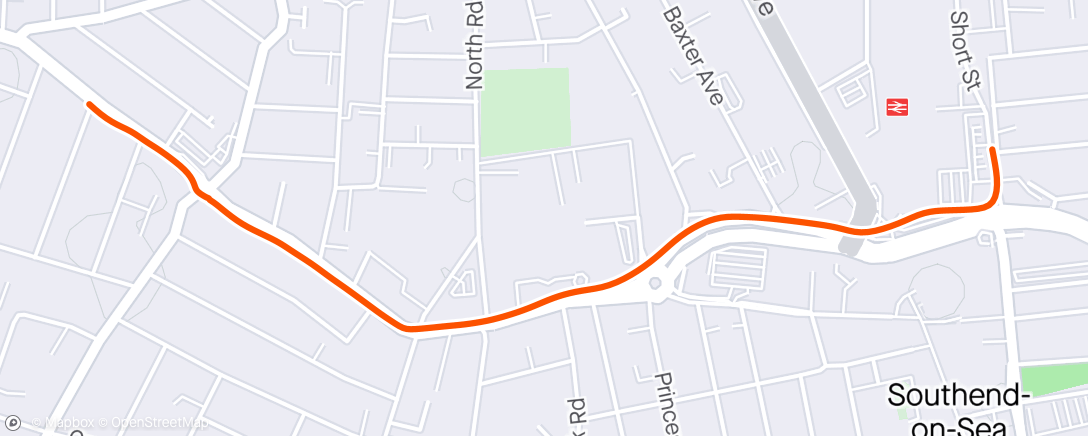 Map of the activity, Run home from PT