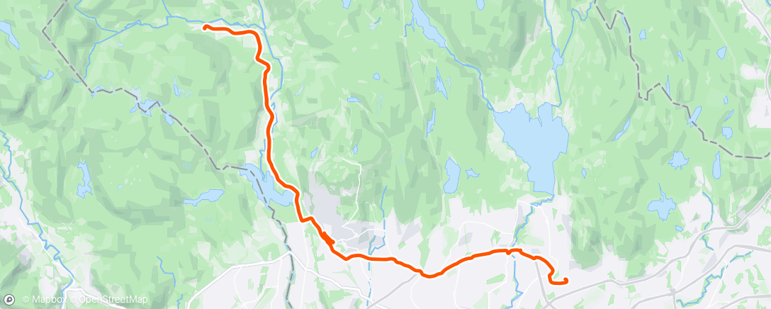 Map of the activity, Cykeltur del 1