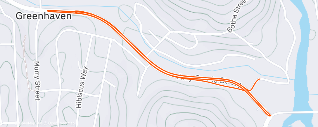 Map of the activity, Morning Ride