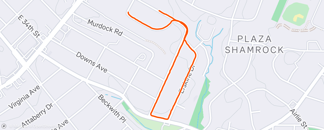 Map of the activity, Stroller Stroll