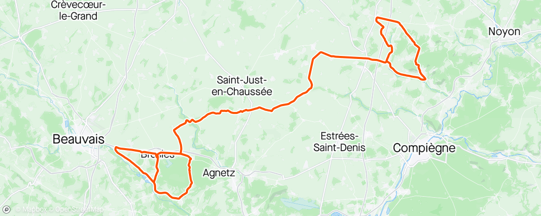Carte de l'activité 🇫🇷 Ronde de l'Oise - stage 3