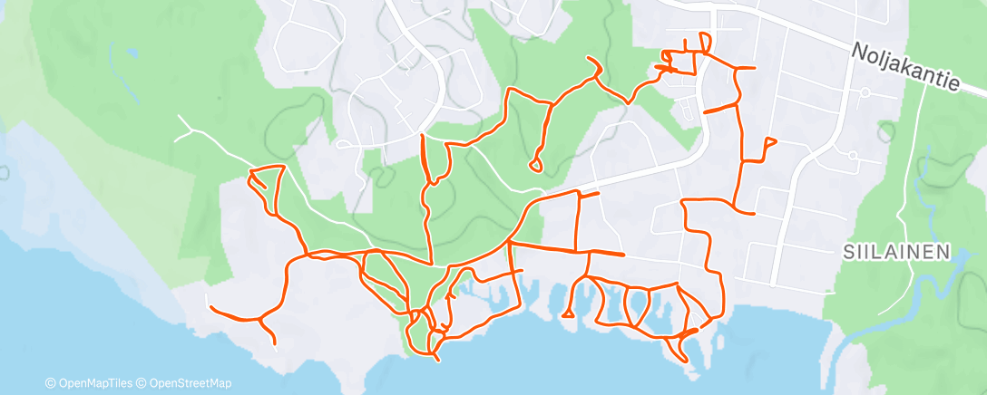 Map of the activity, Täällä on talvi