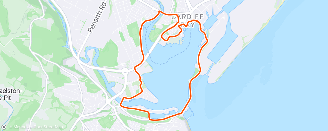 Map of the activity, Loop of the Bay